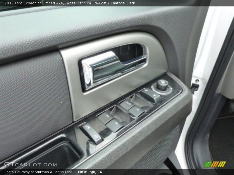 White Platinum Tri-Coat / Charcoal Black 2013 Ford Expedition Limited 4x4