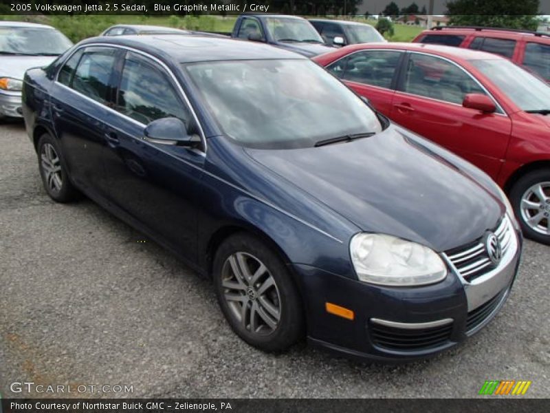 Blue Graphite Metallic / Grey 2005 Volkswagen Jetta 2.5 Sedan