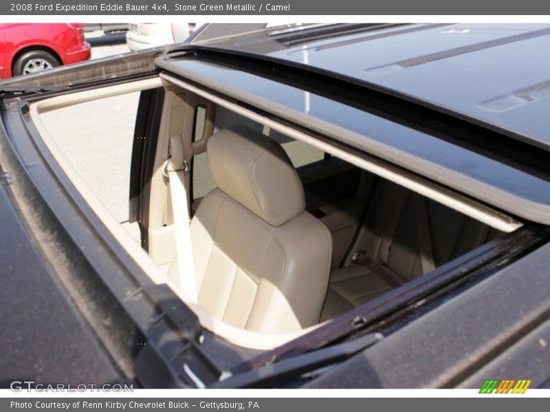 Stone Green Metallic / Camel 2008 Ford Expedition Eddie Bauer 4x4