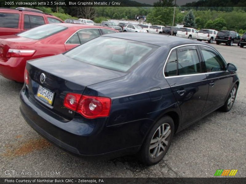 Blue Graphite Metallic / Grey 2005 Volkswagen Jetta 2.5 Sedan