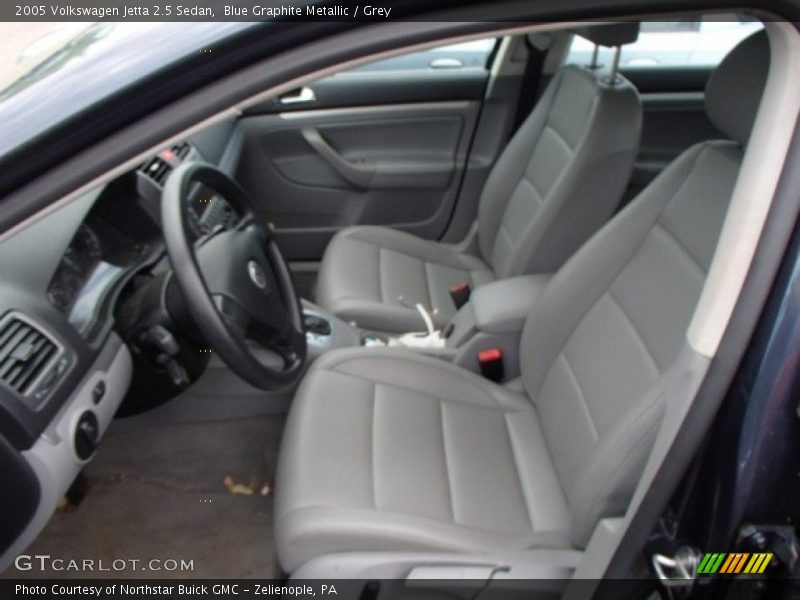Blue Graphite Metallic / Grey 2005 Volkswagen Jetta 2.5 Sedan