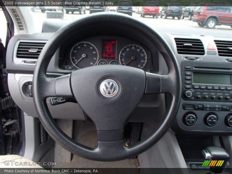 Blue Graphite Metallic / Grey 2005 Volkswagen Jetta 2.5 Sedan