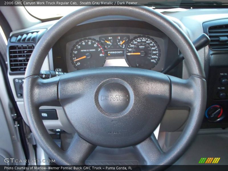 Stealth Gray Metallic / Dark Pewter 2006 GMC Canyon Work Truck Regular Cab