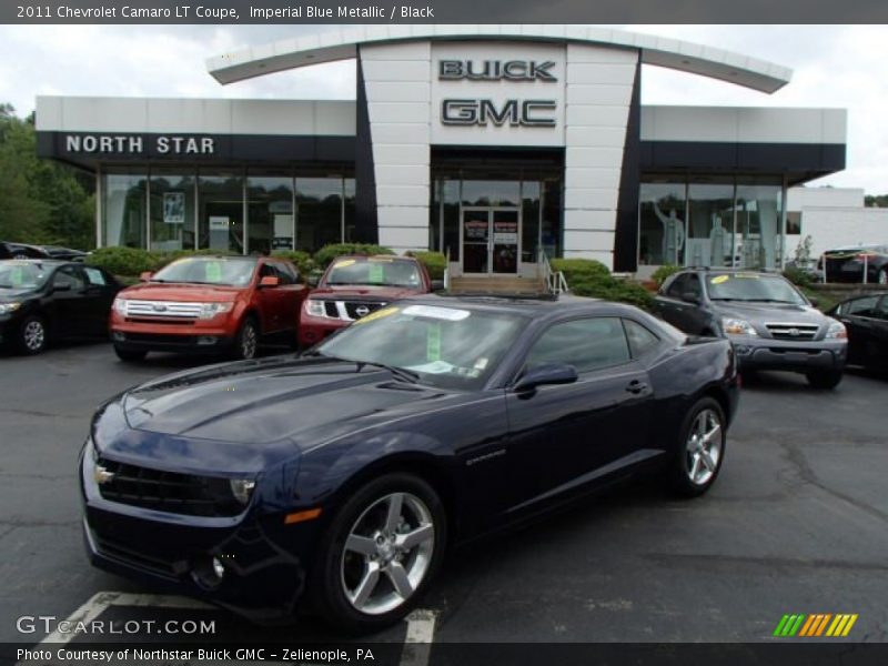 Imperial Blue Metallic / Black 2011 Chevrolet Camaro LT Coupe