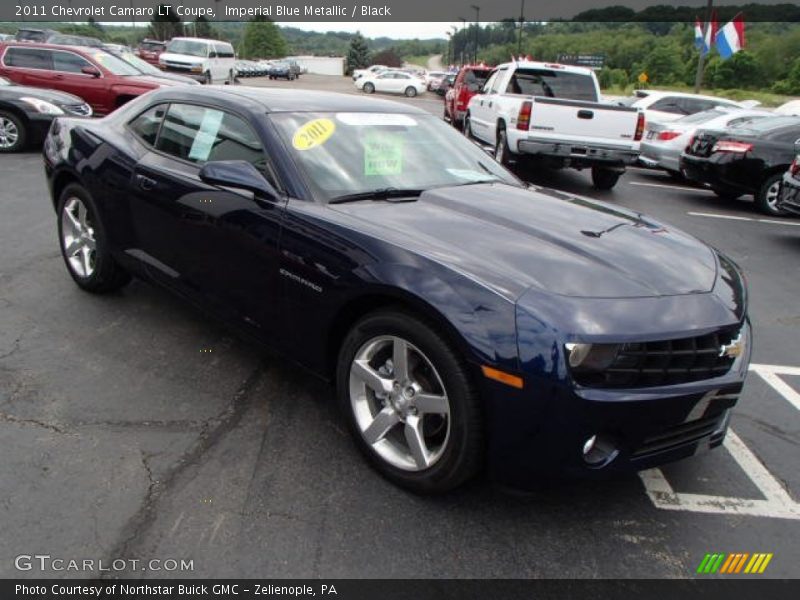 Imperial Blue Metallic / Black 2011 Chevrolet Camaro LT Coupe
