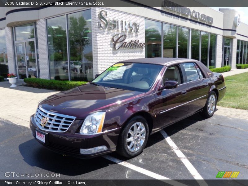 Black Cherry / Shale/Cocoa 2008 Cadillac DTS Luxury