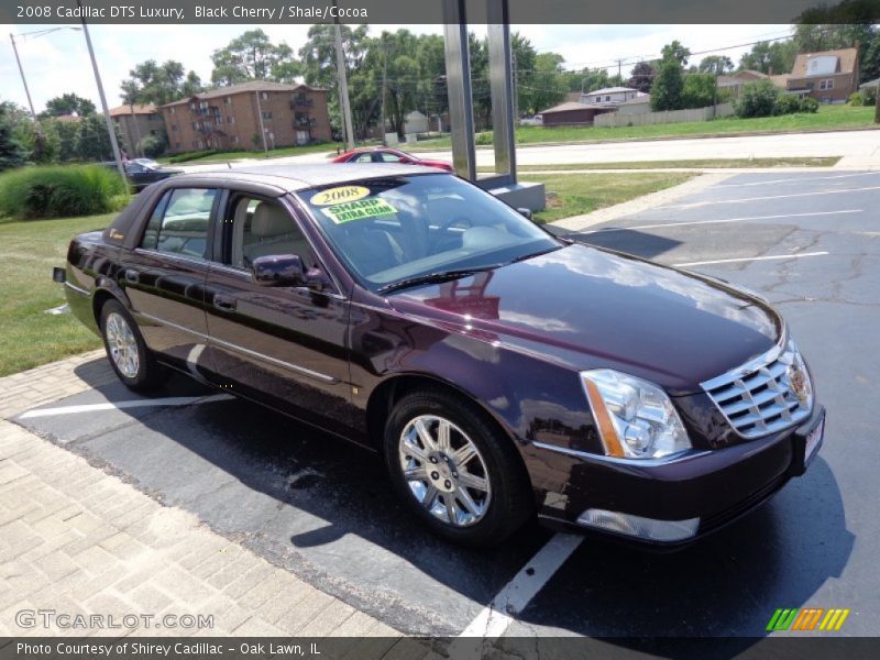Black Cherry / Shale/Cocoa 2008 Cadillac DTS Luxury