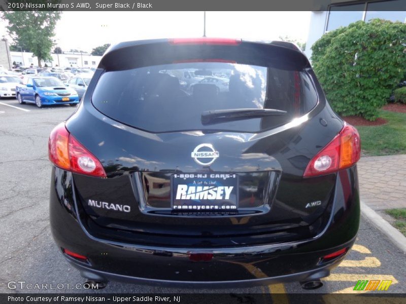 Super Black / Black 2010 Nissan Murano S AWD