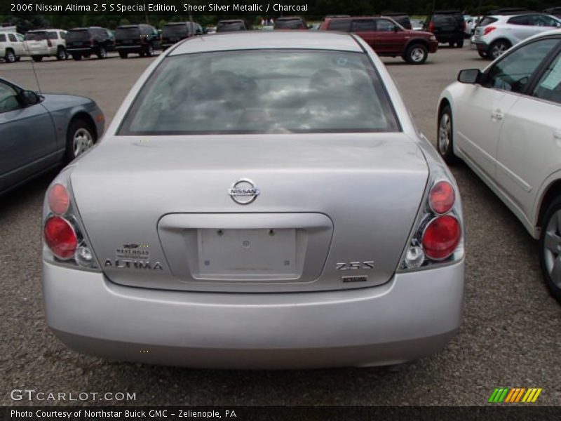 Sheer Silver Metallic / Charcoal 2006 Nissan Altima 2.5 S Special Edition