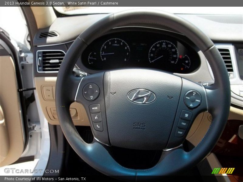 White Satin Pearl / Cashmere 2013 Hyundai Genesis 3.8 Sedan