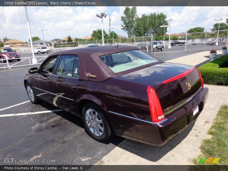 Black Cherry / Shale/Cocoa 2008 Cadillac DTS Luxury