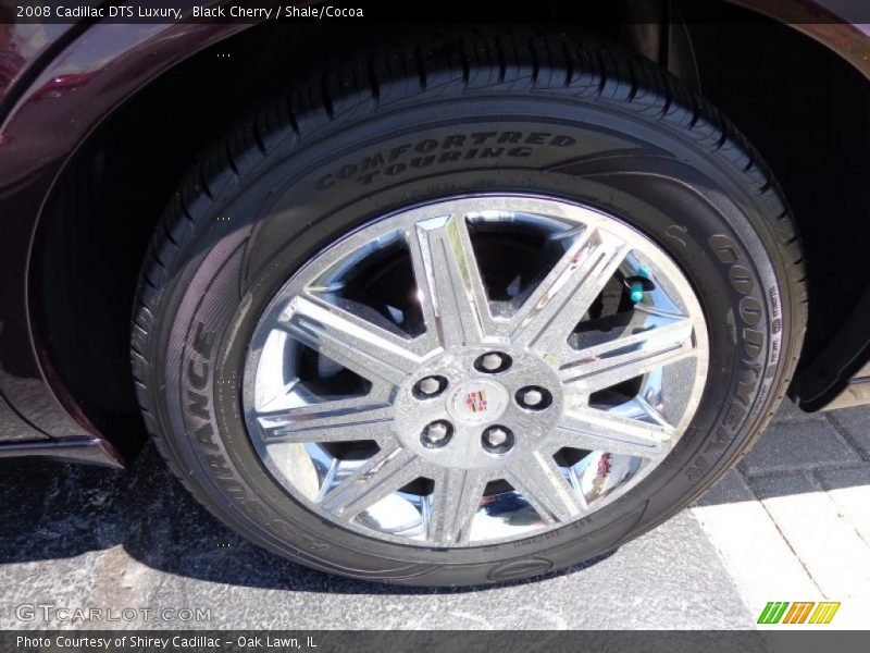 Black Cherry / Shale/Cocoa 2008 Cadillac DTS Luxury