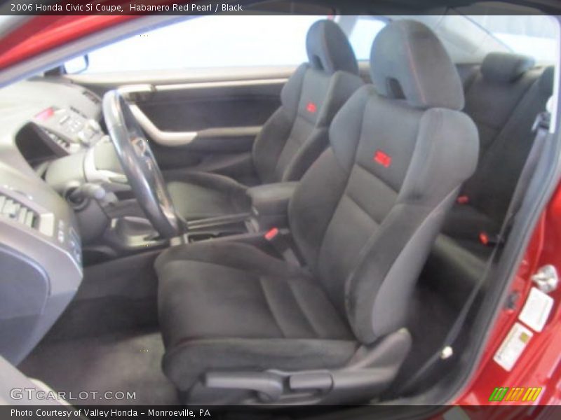 Habanero Red Pearl / Black 2006 Honda Civic Si Coupe
