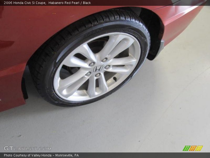 Habanero Red Pearl / Black 2006 Honda Civic Si Coupe