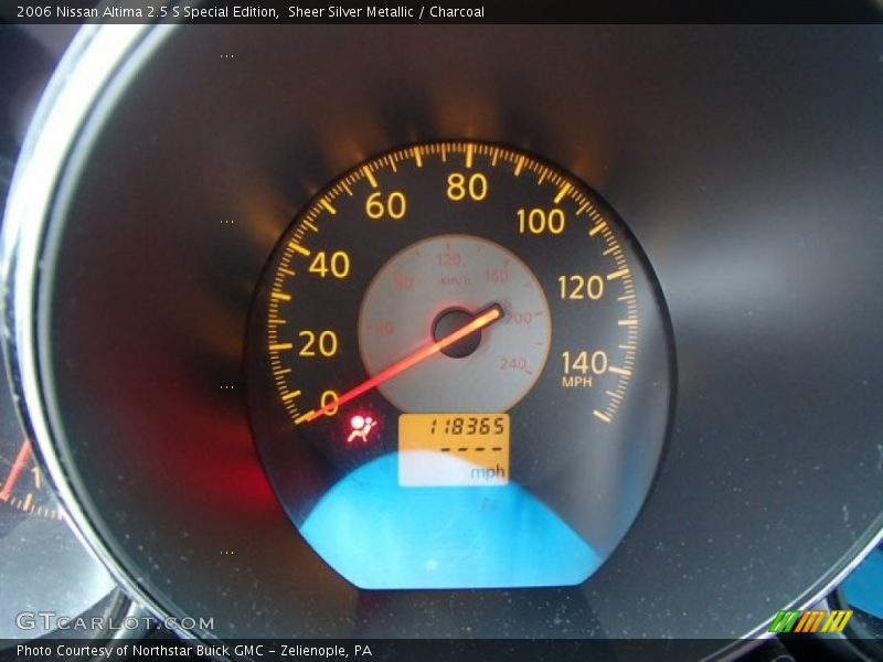 Sheer Silver Metallic / Charcoal 2006 Nissan Altima 2.5 S Special Edition