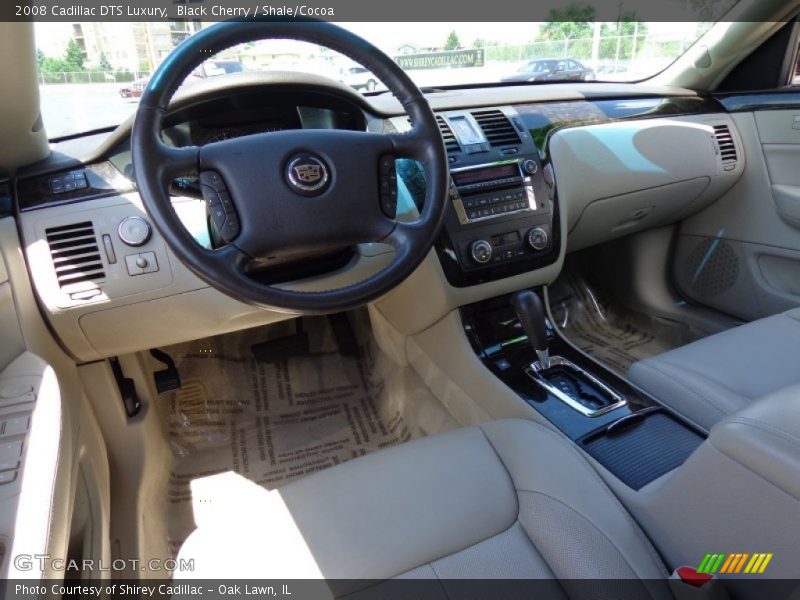 Black Cherry / Shale/Cocoa 2008 Cadillac DTS Luxury