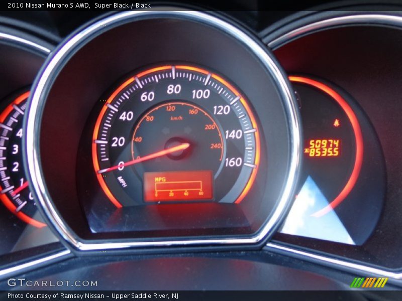 Super Black / Black 2010 Nissan Murano S AWD