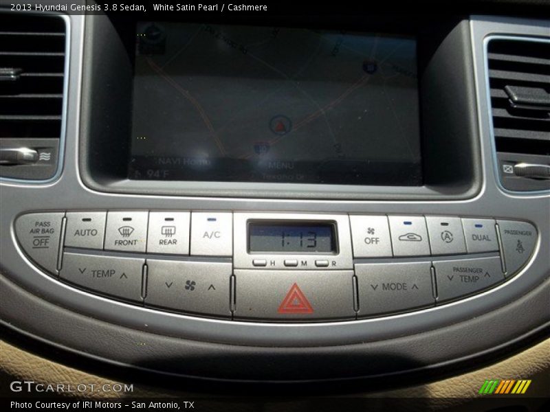 White Satin Pearl / Cashmere 2013 Hyundai Genesis 3.8 Sedan