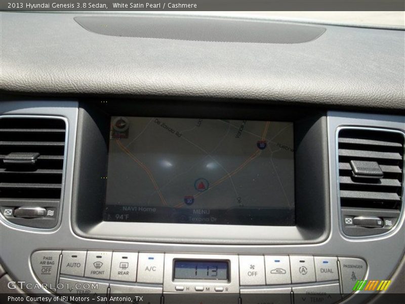 White Satin Pearl / Cashmere 2013 Hyundai Genesis 3.8 Sedan
