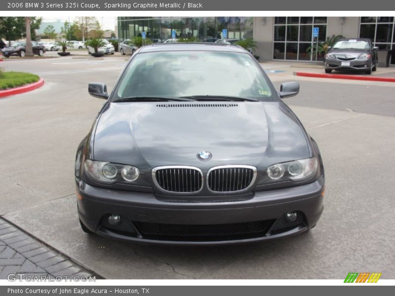 Sparkling Graphite Metallic / Black 2006 BMW 3 Series 325i Coupe