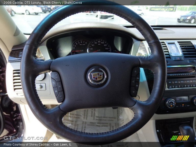 Black Cherry / Shale/Cocoa 2008 Cadillac DTS Luxury