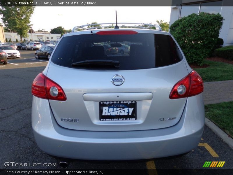 Silver Ice Metallic / Black 2008 Nissan Rogue SL AWD