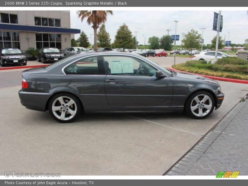 Sparkling Graphite Metallic / Black 2006 BMW 3 Series 325i Coupe