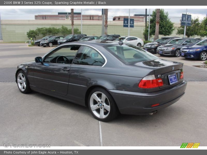 Sparkling Graphite Metallic / Black 2006 BMW 3 Series 325i Coupe