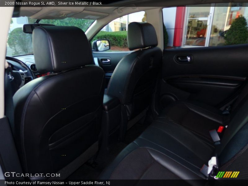Silver Ice Metallic / Black 2008 Nissan Rogue SL AWD