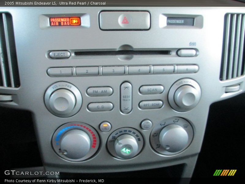 Ultra Red Pearl / Charcoal 2005 Mitsubishi Endeavor LS
