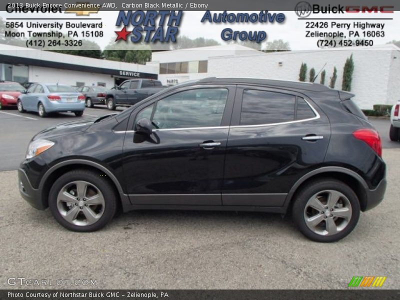 Carbon Black Metallic / Ebony 2013 Buick Encore Convenience AWD