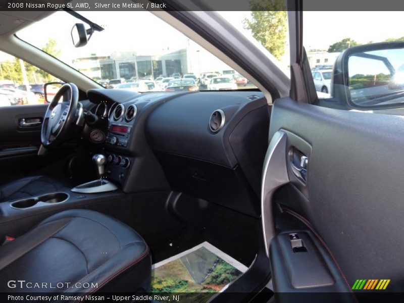 Silver Ice Metallic / Black 2008 Nissan Rogue SL AWD