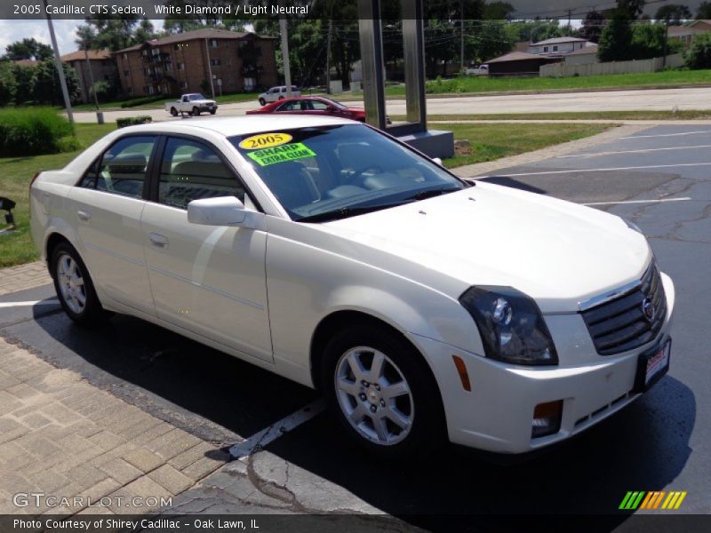 White Diamond / Light Neutral 2005 Cadillac CTS Sedan