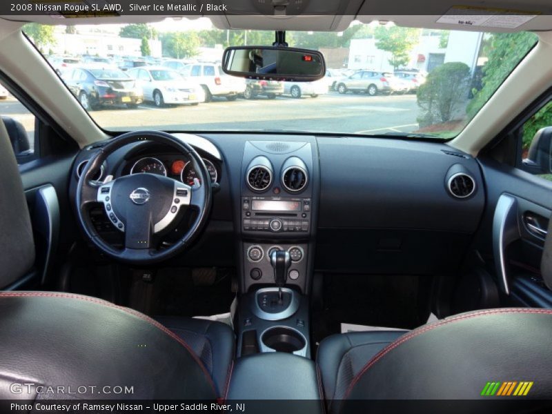 Silver Ice Metallic / Black 2008 Nissan Rogue SL AWD