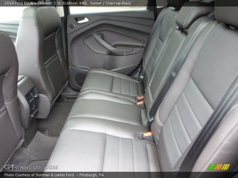 Rear Seat of 2014 Escape Titanium 2.0L EcoBoost 4WD
