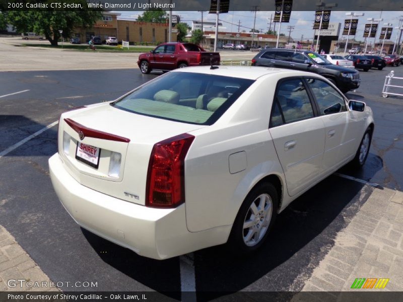 White Diamond / Light Neutral 2005 Cadillac CTS Sedan