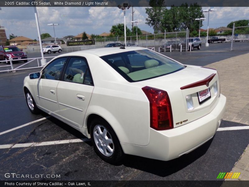 White Diamond / Light Neutral 2005 Cadillac CTS Sedan