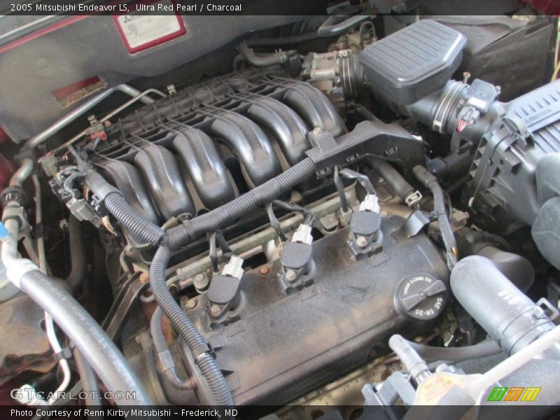 Ultra Red Pearl / Charcoal 2005 Mitsubishi Endeavor LS