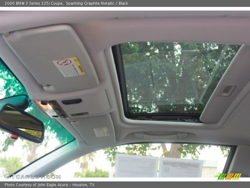 Sparkling Graphite Metallic / Black 2006 BMW 3 Series 325i Coupe