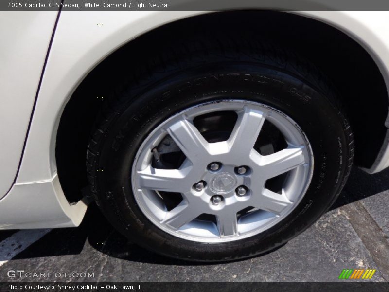 White Diamond / Light Neutral 2005 Cadillac CTS Sedan