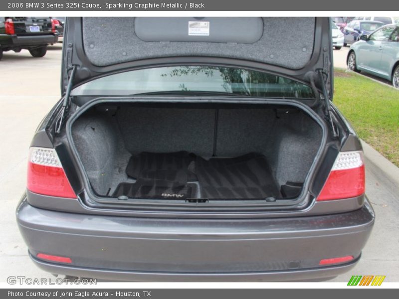 Sparkling Graphite Metallic / Black 2006 BMW 3 Series 325i Coupe
