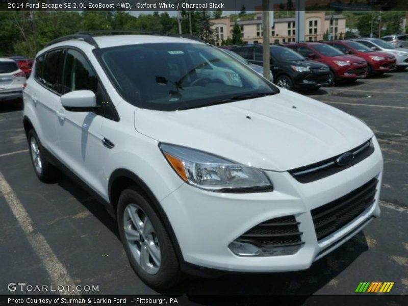 Oxford White / Charcoal Black 2014 Ford Escape SE 2.0L EcoBoost 4WD