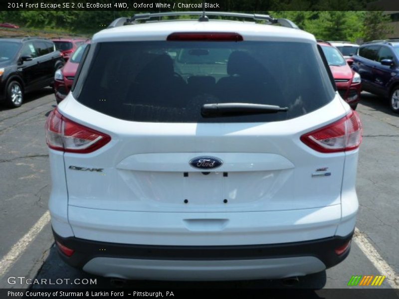 Oxford White / Charcoal Black 2014 Ford Escape SE 2.0L EcoBoost 4WD