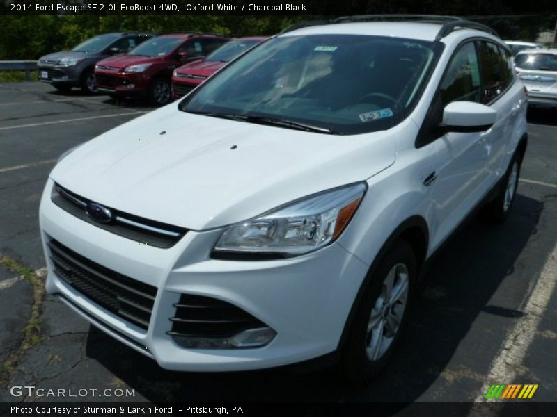 Oxford White / Charcoal Black 2014 Ford Escape SE 2.0L EcoBoost 4WD