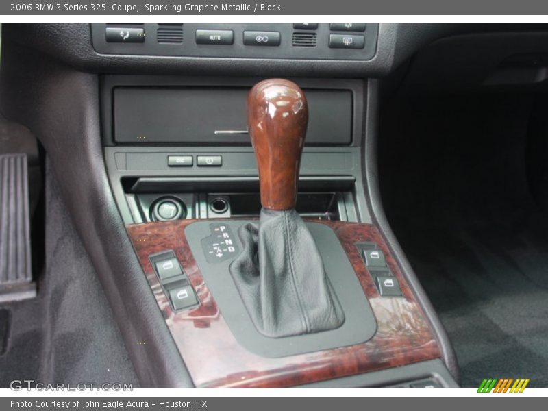 Sparkling Graphite Metallic / Black 2006 BMW 3 Series 325i Coupe