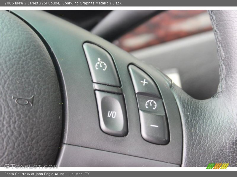 Sparkling Graphite Metallic / Black 2006 BMW 3 Series 325i Coupe