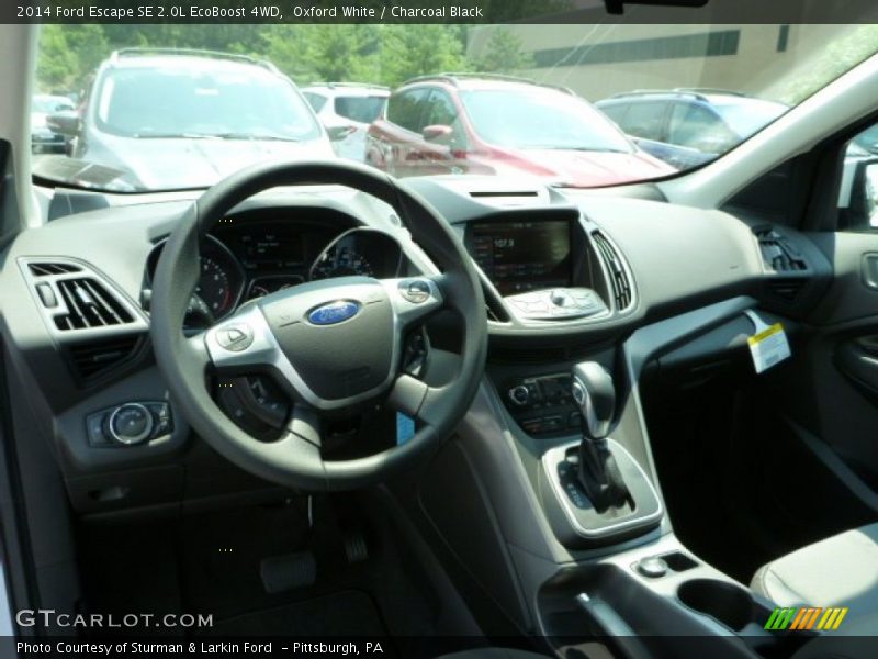 Oxford White / Charcoal Black 2014 Ford Escape SE 2.0L EcoBoost 4WD