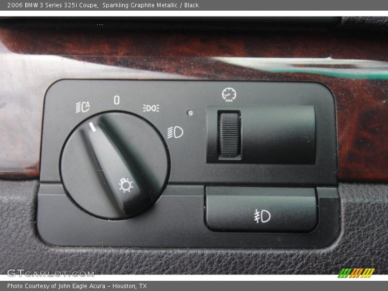 Sparkling Graphite Metallic / Black 2006 BMW 3 Series 325i Coupe
