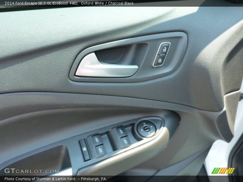Oxford White / Charcoal Black 2014 Ford Escape SE 2.0L EcoBoost 4WD