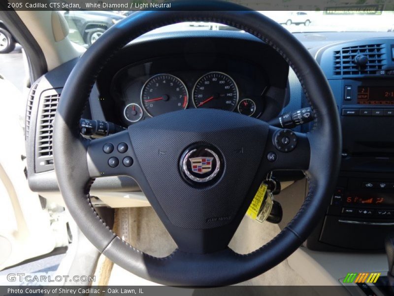 White Diamond / Light Neutral 2005 Cadillac CTS Sedan